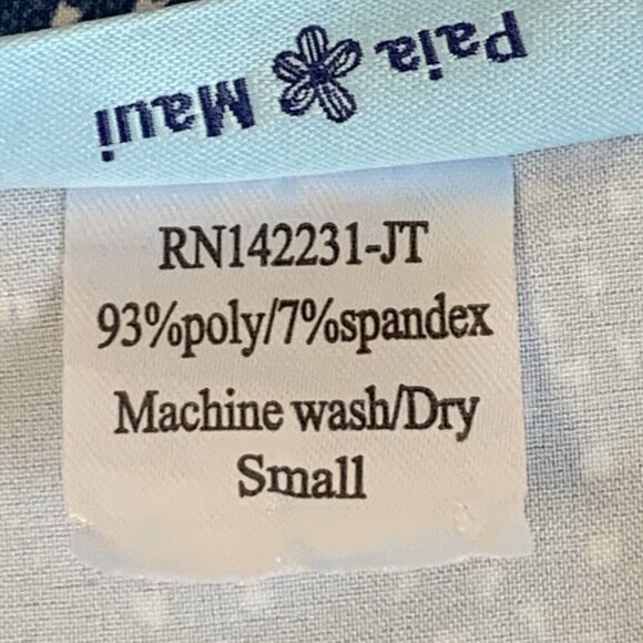 RipSkirt Hawaii Bali Blue Wrap Skirt Cover Up Womens Small Pocket Beach pool - Picture 5 of 10